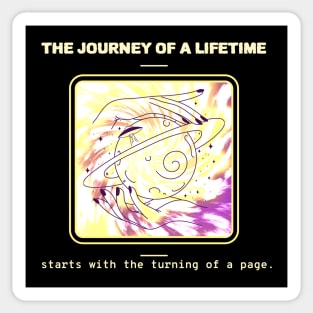 The journey of a lifetime Sticker